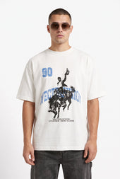 Oversized White Graphic T-Shirt