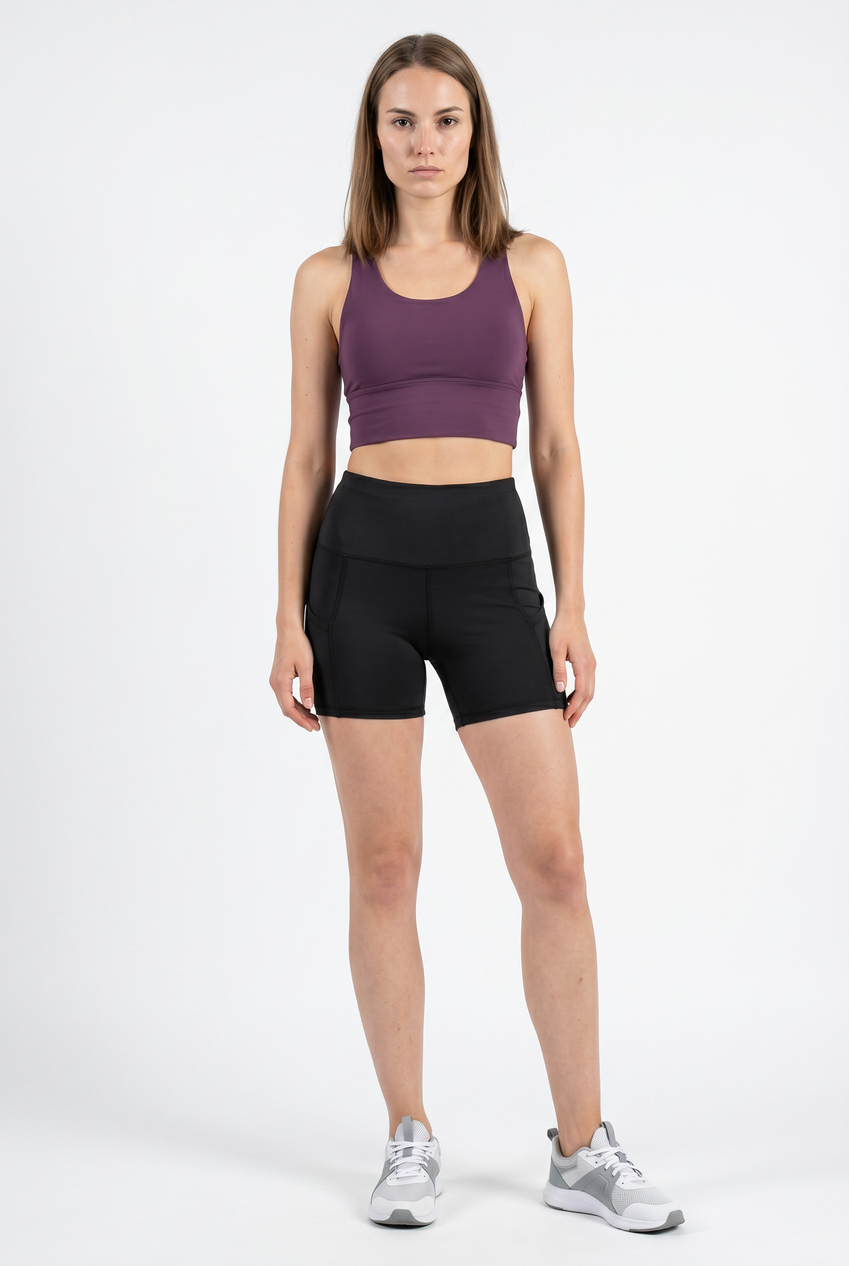 Black Active Sculpted Bike Shorts