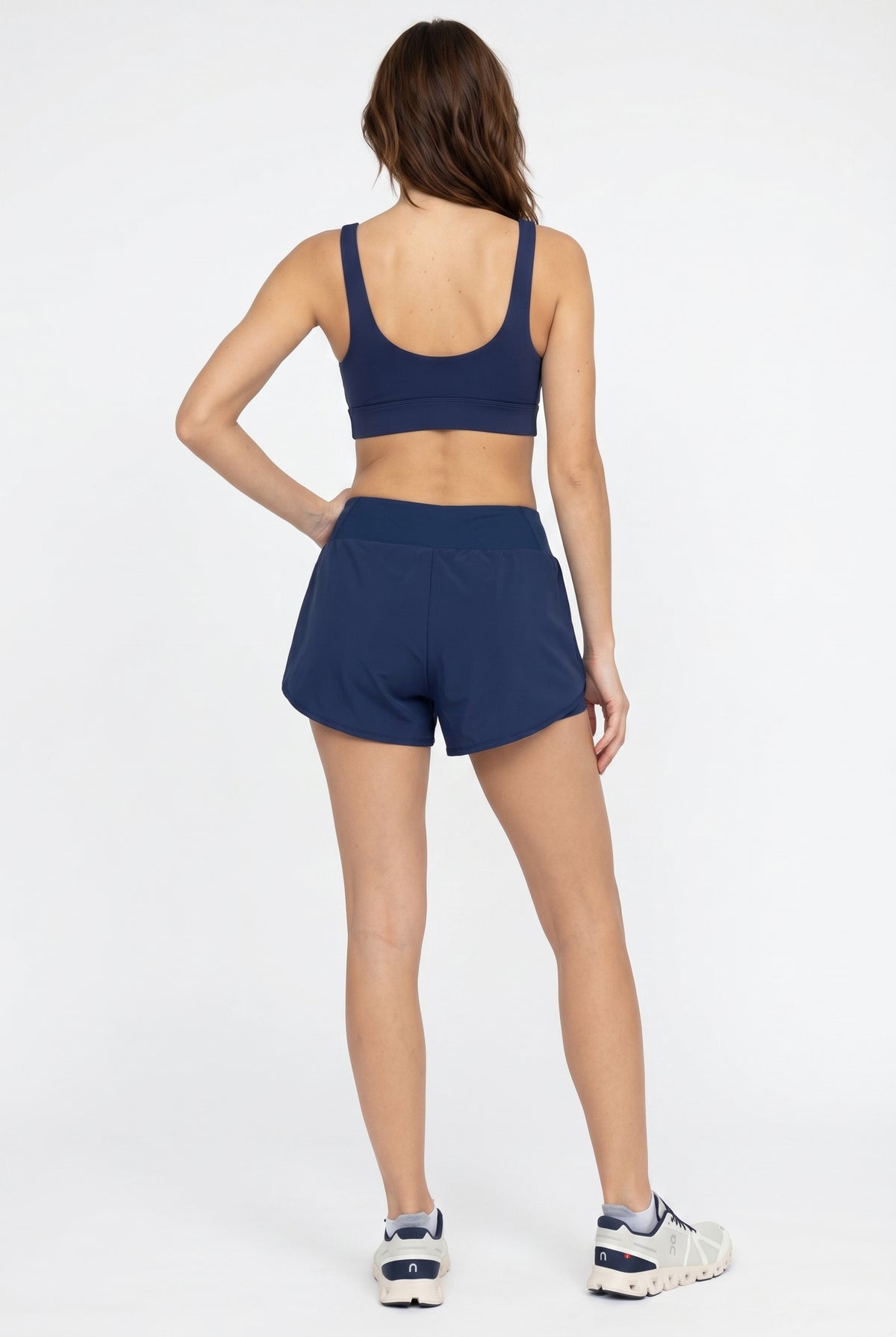 Navy Active Running Shorts Women