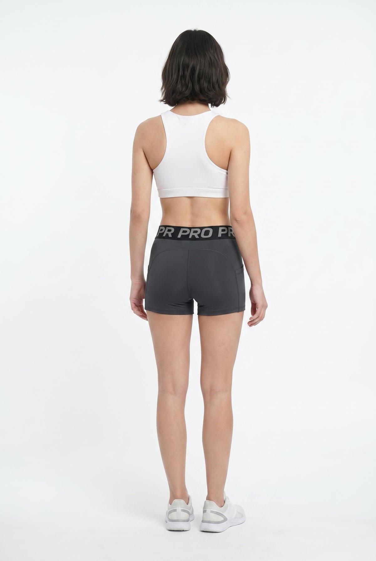 Gray Pro Active Bike Shorts