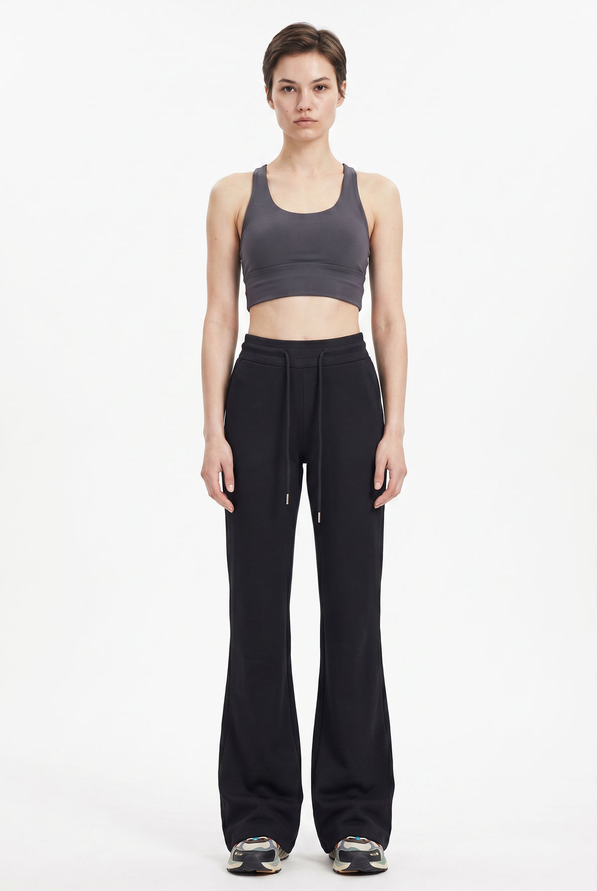 Black Flare Sweatpants Activewear