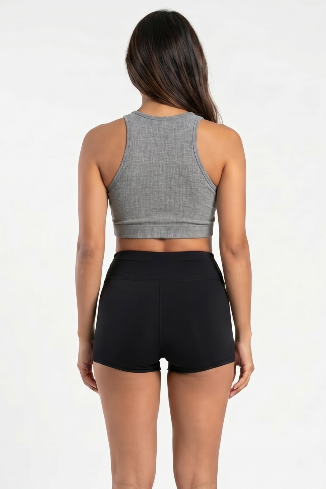 Black Active Biker Shorts Nylon