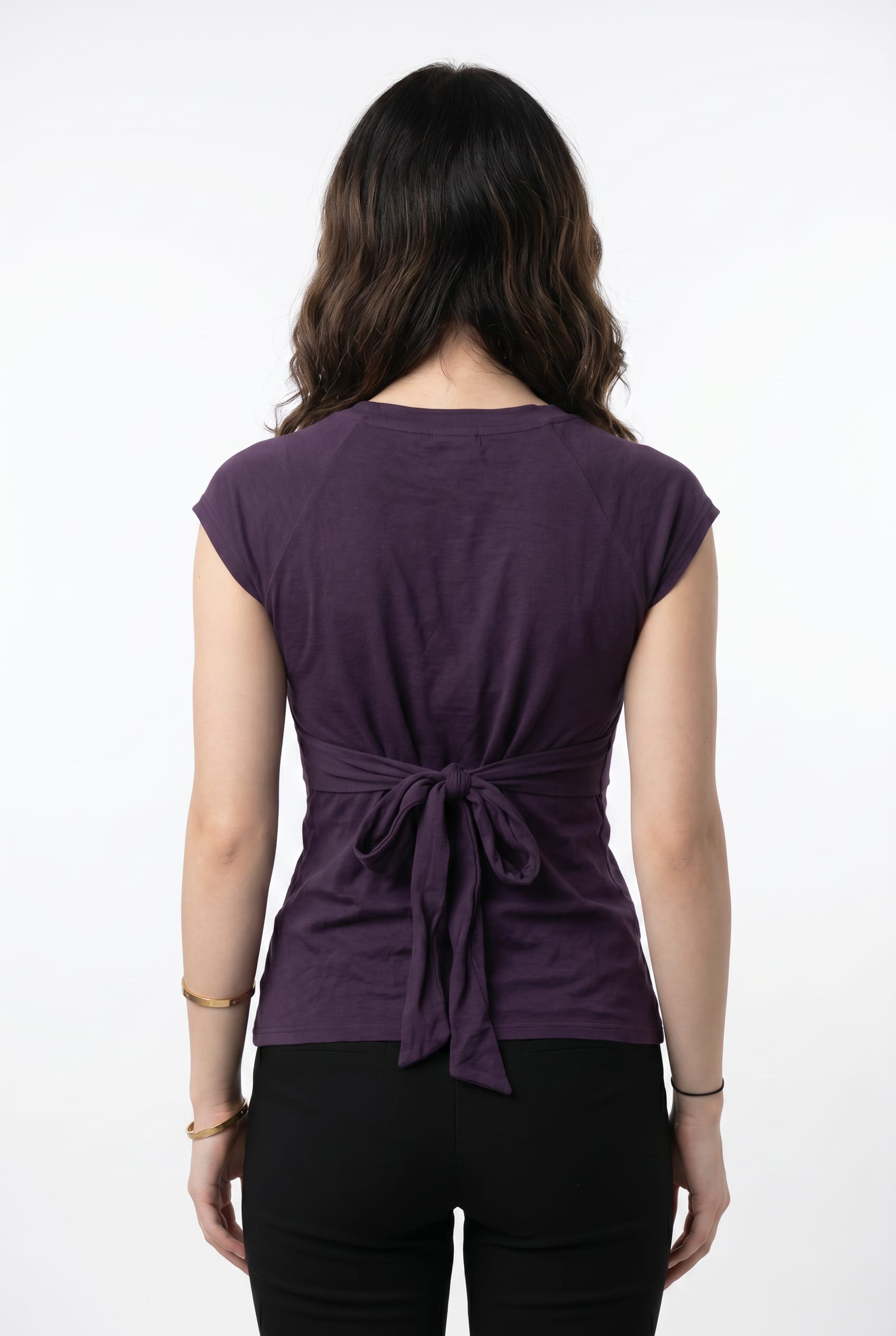 Deep Purple V-Neck Jersey Tee
