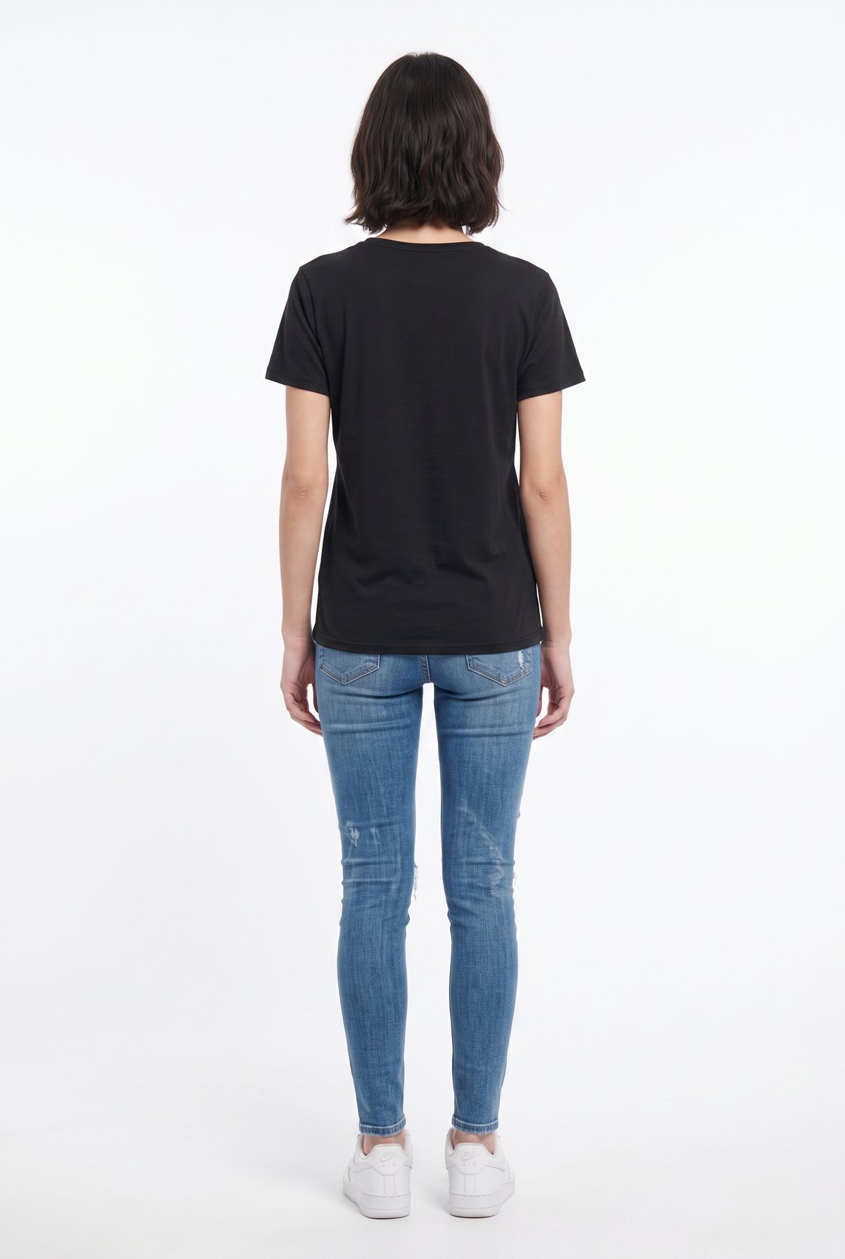 Black Winged Graphic Tee Shirt