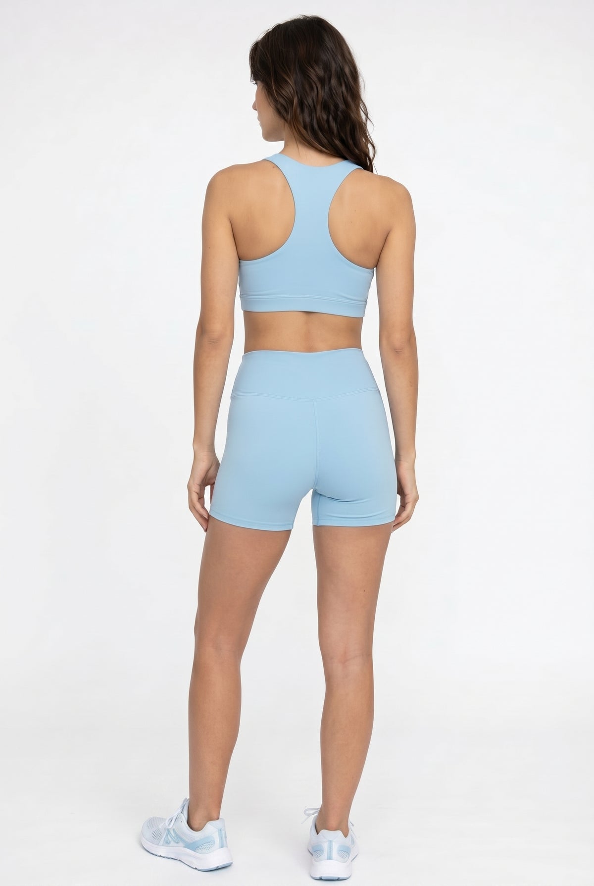 Sky Blue Active Biker Set