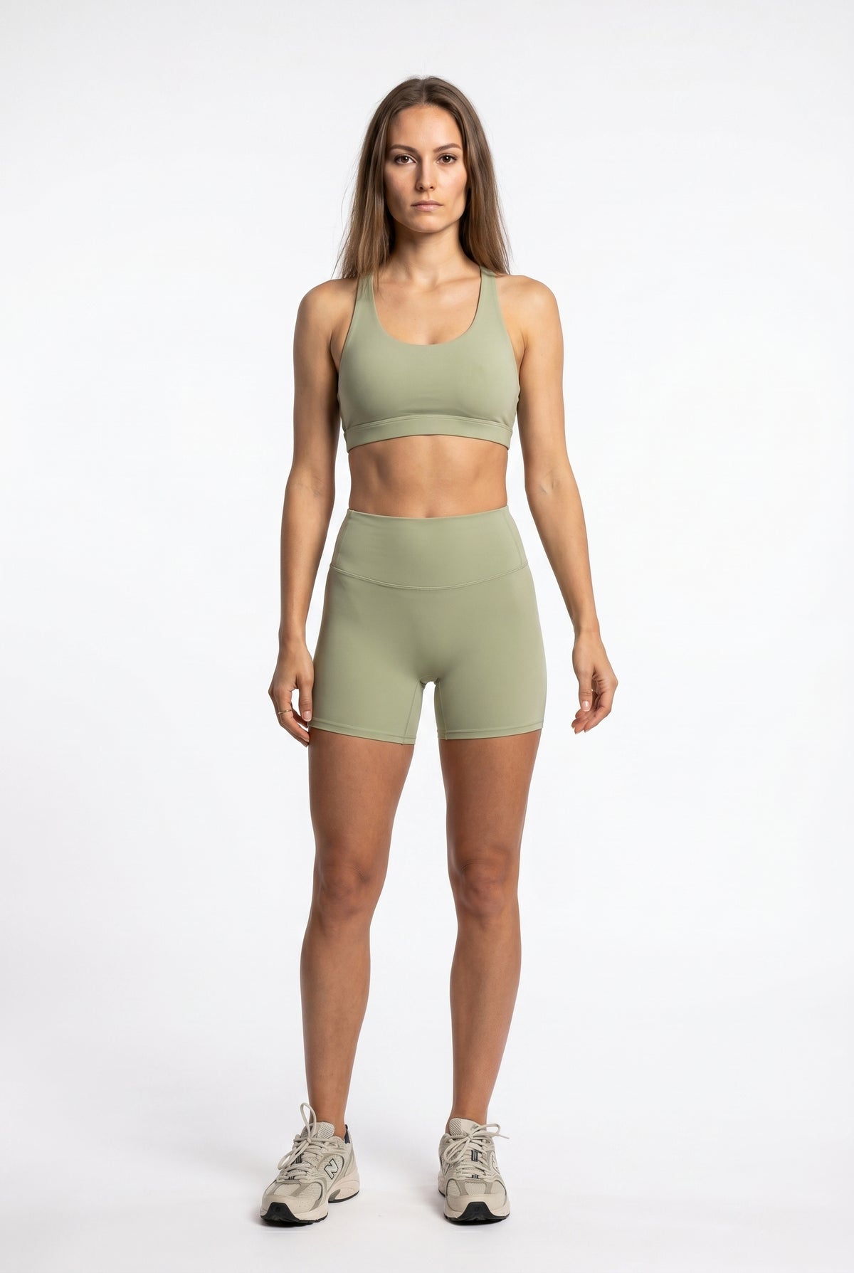 Sage Green Active Biker Set