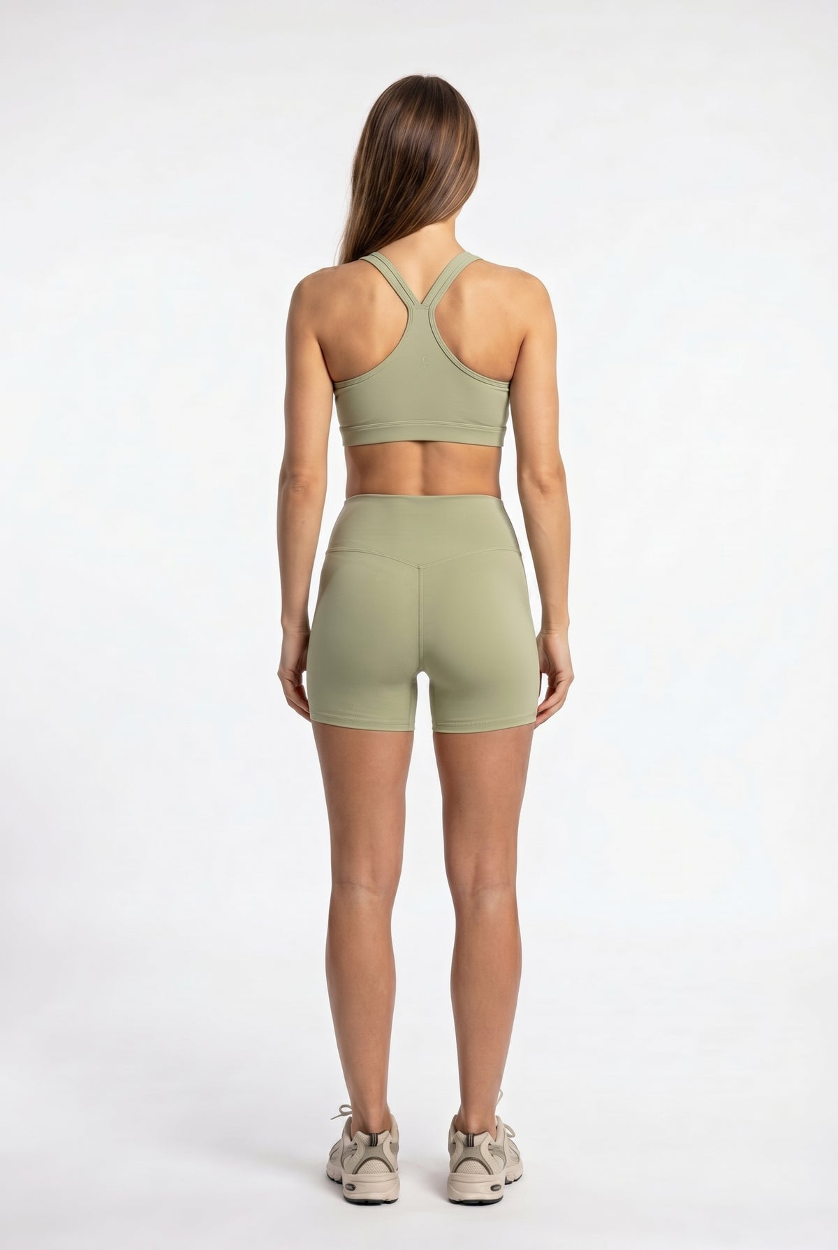 Sage Green Active Biker Set