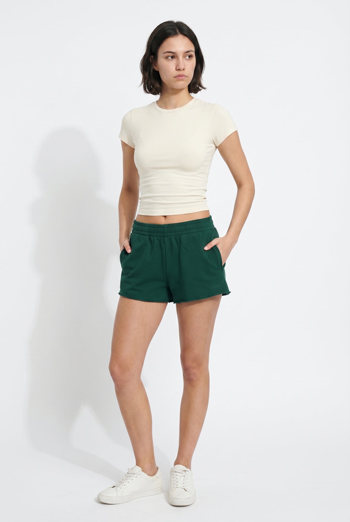 Forest Green Active Sweat Shorts