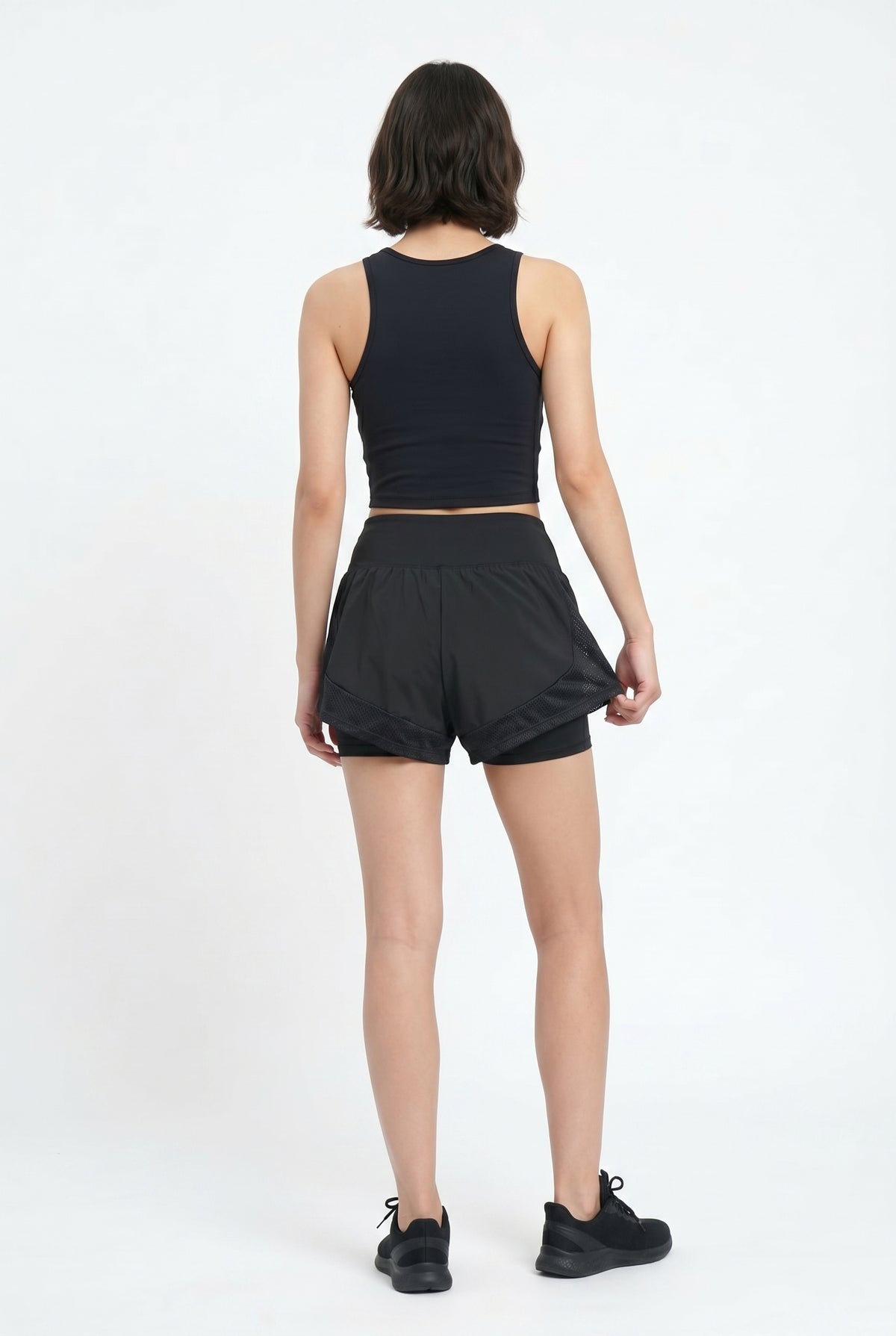 Black Active 2-in-1 Shorts