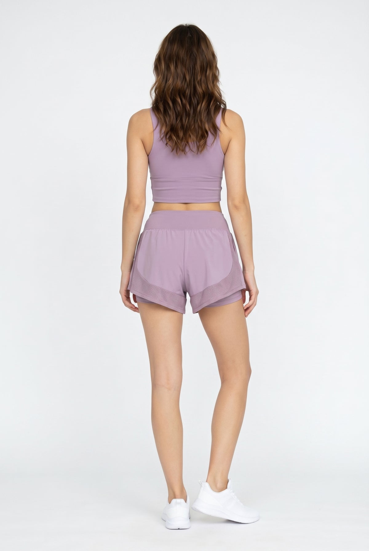 Mauve Purple Active Running Shorts