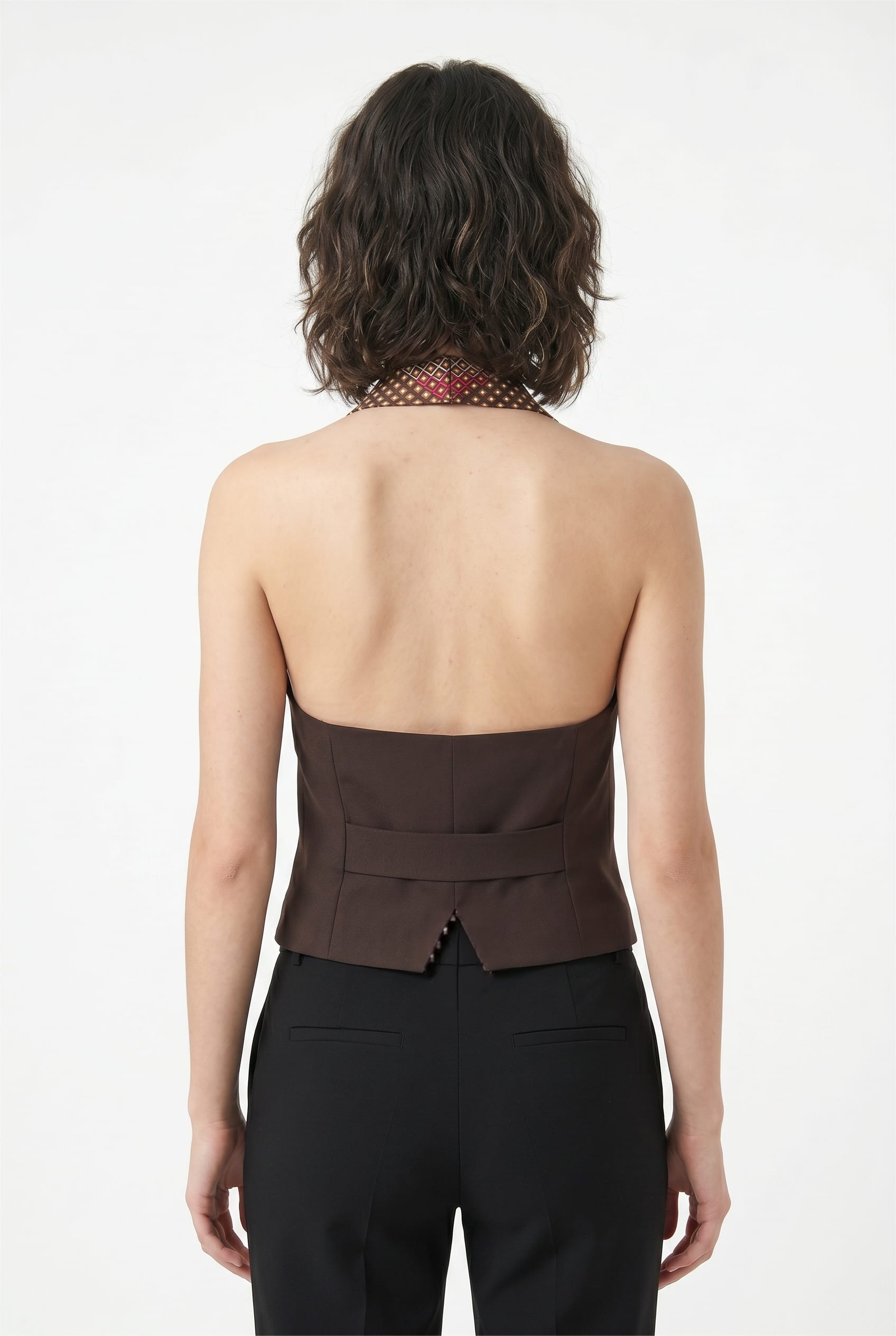 Black Tailored Mid-Length Work Shorts