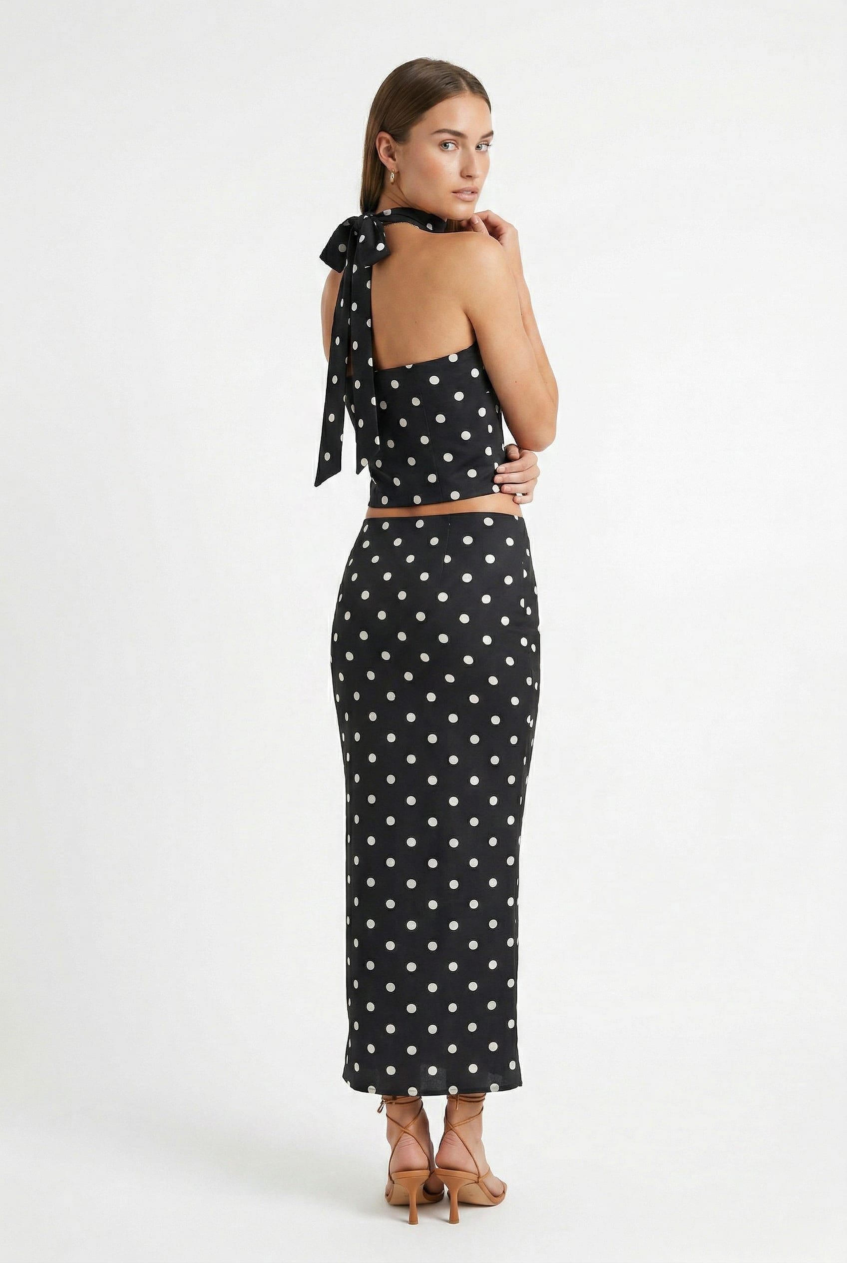 Black Polka Dot Co-ord Set