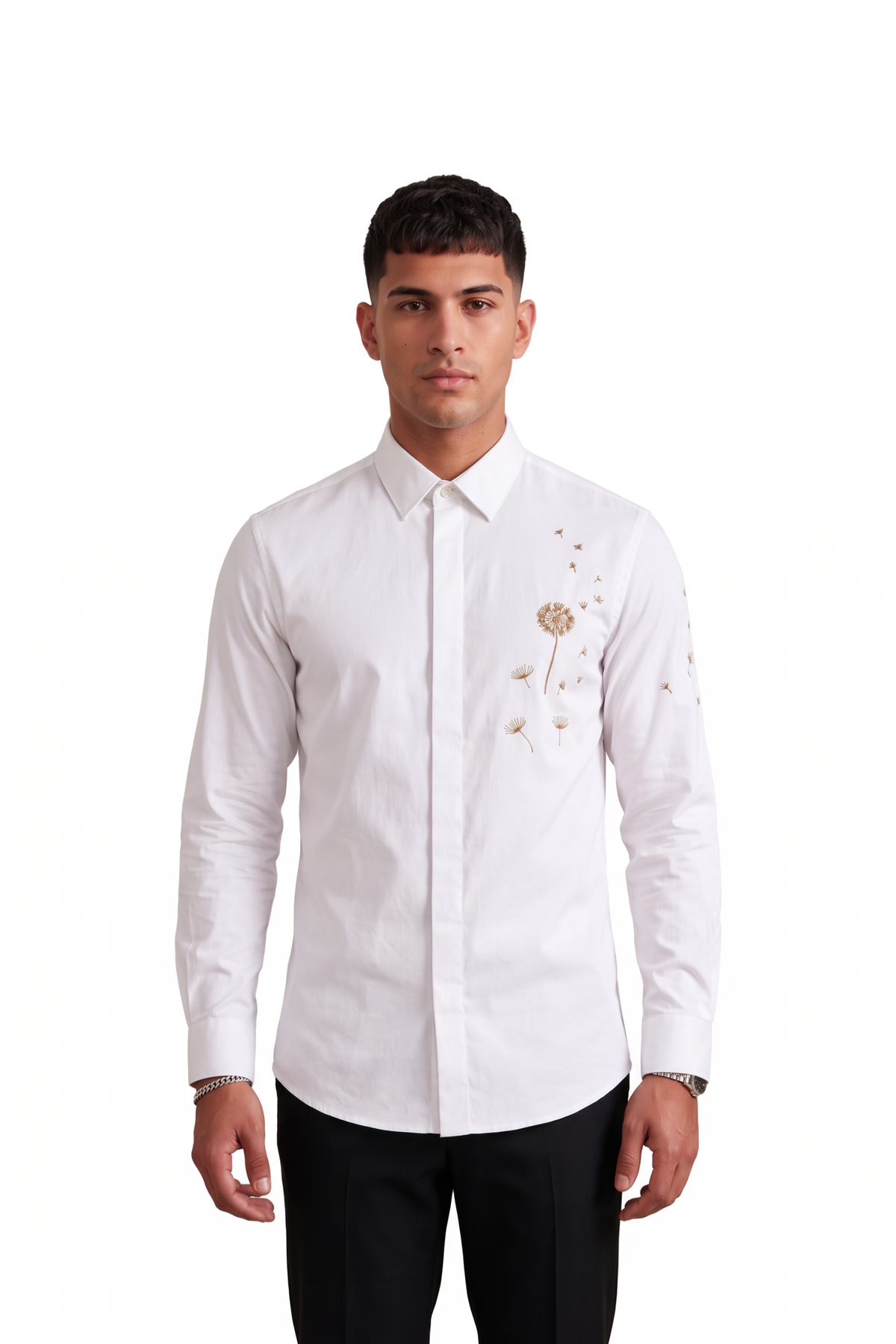 Going Out Regular Fit Long Sleeve White Shirt