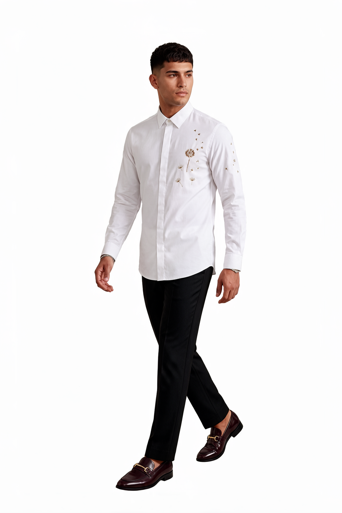 Going Out Regular Fit Long Sleeve White Shirt